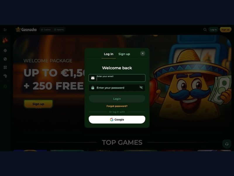 The welcome package at Casinacho Casino Nacho Casino explained for new Canadian players