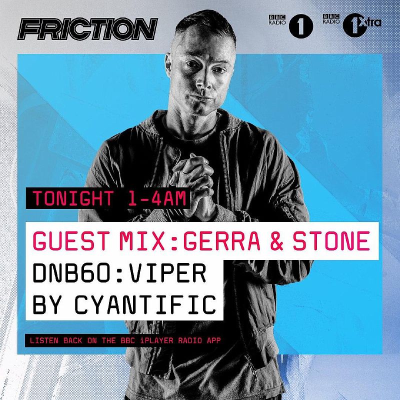 Friction - BBC Radio 1 (Cyantific, Gerra & Stone Guest Mixes) (26-09-2017)