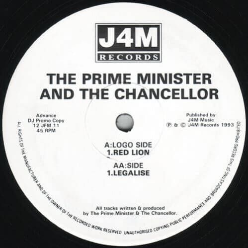 The Prime Minister And The Chancellor - Red Lion / Legalise