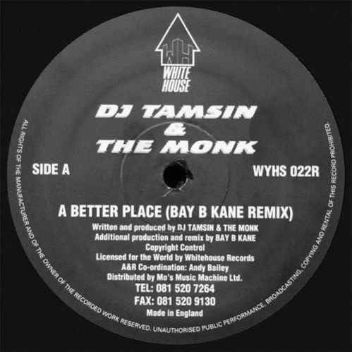 Download DJ Tamsin & The Monk - A Better Place (Remixes) mp3