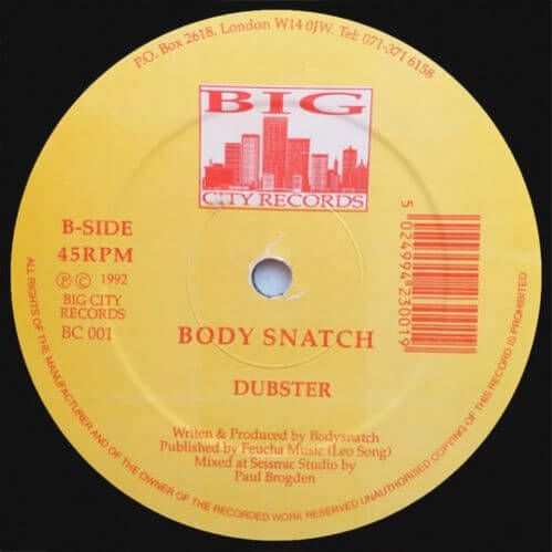 Body Snatch - Just 4 U London / Dubster