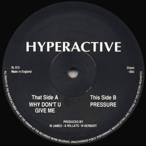 Download Hyperactive - Why Don't U Give Me / Pressure mp3