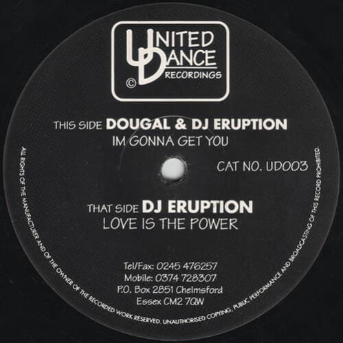 DJ Eruption - I'm Gonna Get You / Love Is The Power