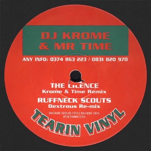 DJ Krome & Mr Time - The Licence / Ruffneck Scouts (Remixes)