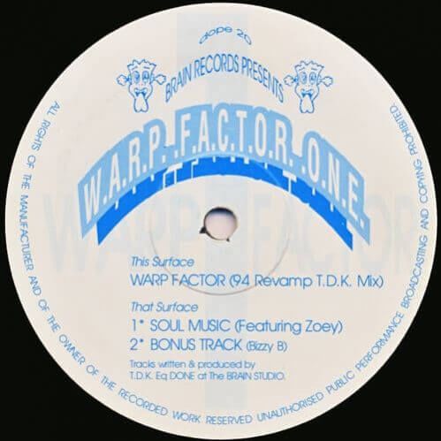 T.D.K. / Bizzy B - Warp Factor One