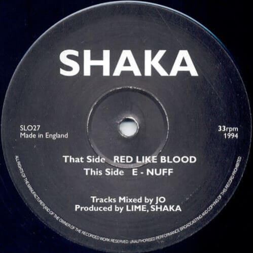 Shaka - Red Like Blood / E-Nuff
