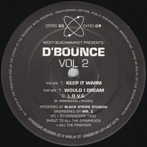 Nicky Blackmarket - D'Bounce Vol. 2