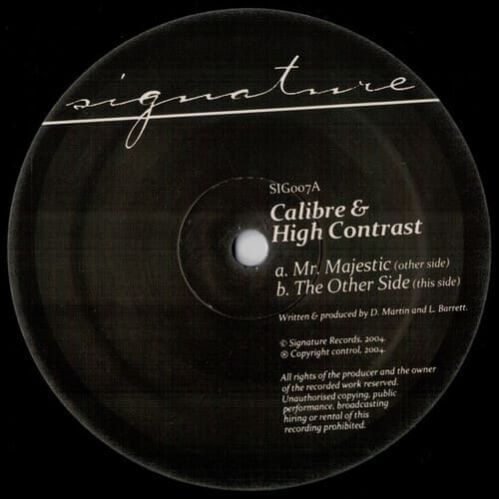 Download Calibre & High Contrast - Mr. Majestic / The Other Side mp3