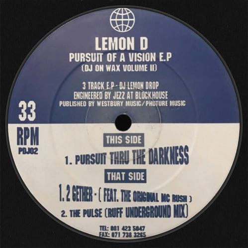 Download Lemon D - Pursuit Of A Vision E.P (DJ On Wax Volume II) mp3
