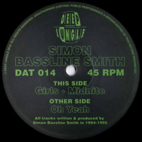 Simon Bassline Smith - Girls / Midnite / Oh Yeah [DAT014]