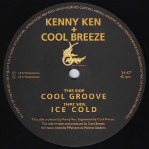 Download Kenny Ken / Cool Breeze - Cool Groove / Ice Cold mp3