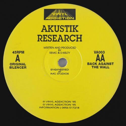 Akustik Research - Original Silencer / Back Against The Wall