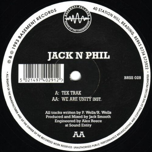 Jack N Phil - Tek Trak / We Are Unity