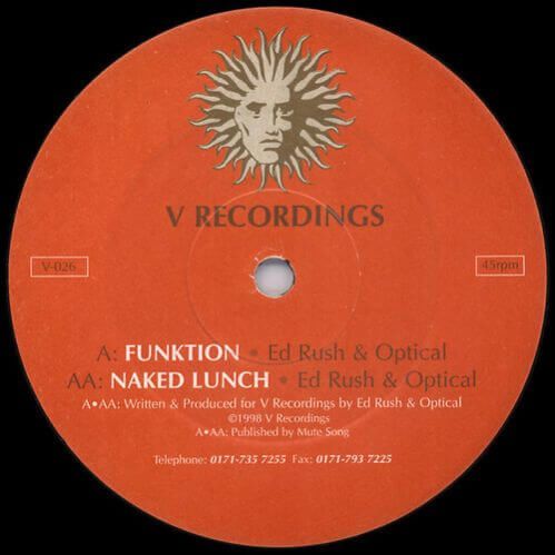 Ed Rush & Optical - Funktion / Naked Lunch