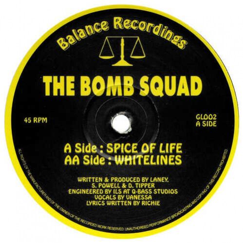 The Bomb Squad - Spice Of Life / Whitelines