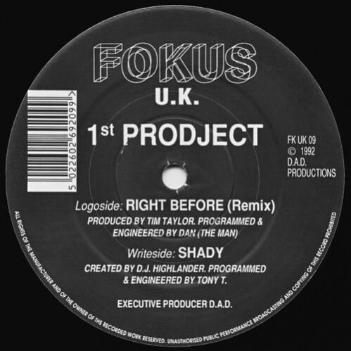 1st Prodject - Right Before (Remix) / Shady