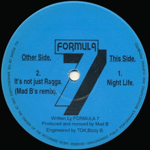 Formula 7 - It's Not Just Ragga (Remix) / Night Life