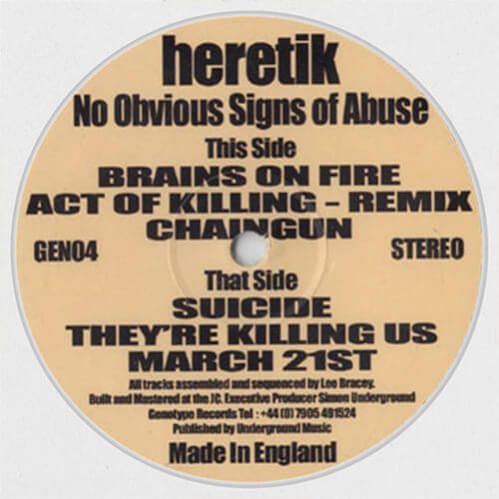 Heretik - No Obvious Signs Of Abuse