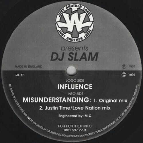 DJ Slam - Influence / Misunderstanding
