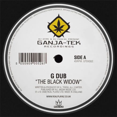 G Dub - The Black Widow / Sammurai