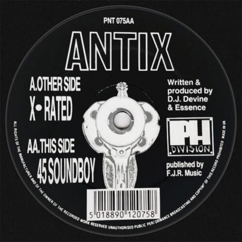 Antix - X-Rated / 45 Soundboy