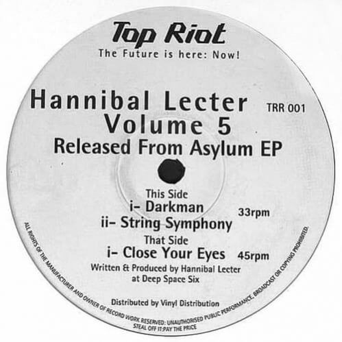 Hannibal Lecter - Volume 5 - Released From The Asylum EP