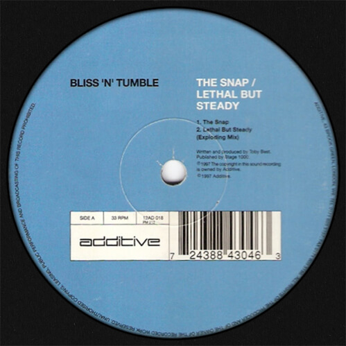 Download Bliss 'N' Tumble - The Snap / Lethal But Steady mp3