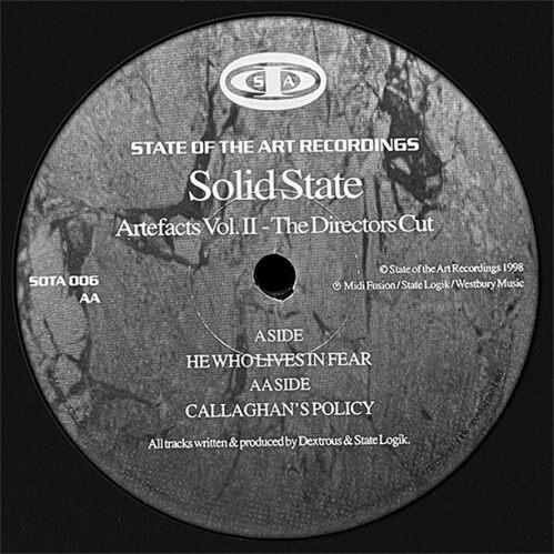 Solid State - Artefacts Vol II - The Directors Cut