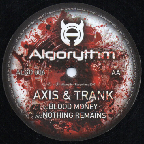 Download Axis & Trank - Blood Money / Nothing Remains mp3
