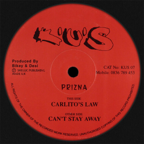 Prizna - Carlito's Law / Can't Stay Away