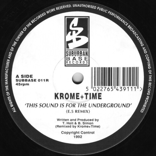 Krome & Time - This Sound Is For The Underground / Manic Stampede (Remixes)