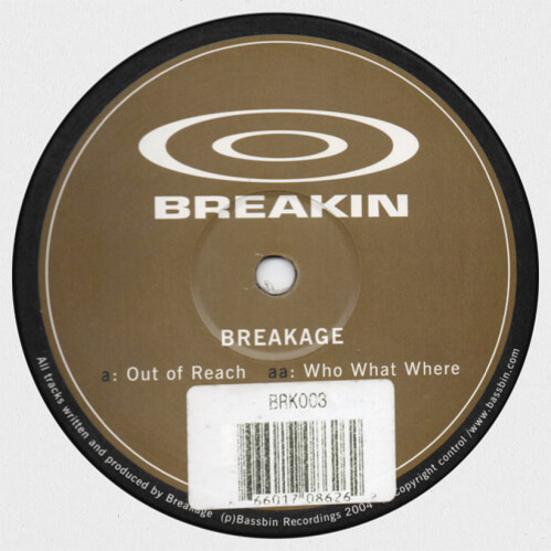 Download Breakage - Out Of Reach / Who What Where mp3