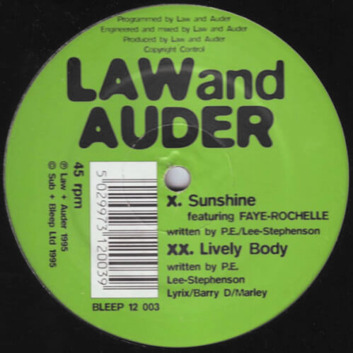 Law And Auder - Sunshine / Lively Body