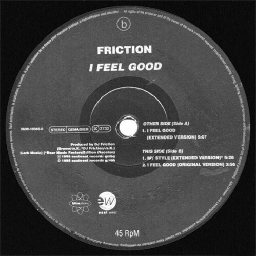 Download Friction - I Feel Good / My Style mp3