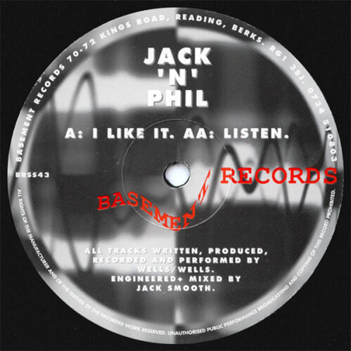 Jack 'N' Phil - I Like It / Listen