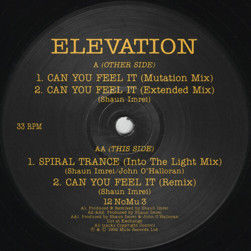 Download Elevation - Can You Feel It / Spiral Trance mp3