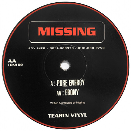Missing - Pure Energy / Ebony